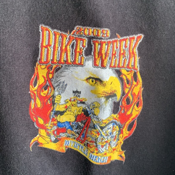Vintage unisex sz l Bike Week tshirt - Picture 1 of 7